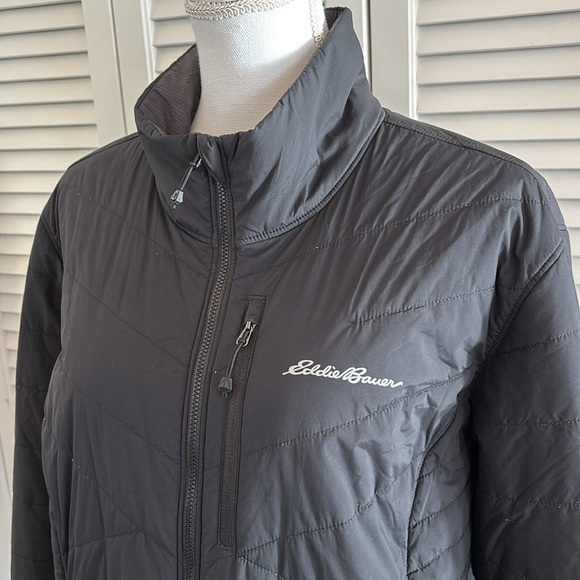 Eddie Bauer First Ascent T2XL Reversible Jacket Women’s Black Quilted Size XL - Picture 2 of 15
